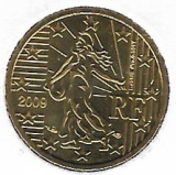  Obehová minca Francúzsko 10c 2009