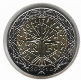  Obehová minca Francúzsko 2€ 2010