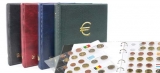 Album na euromince,vínovočervený obal