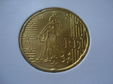  Obehová minca Francúzsko 50c 1999