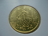  Obehová minca Francúzsko 10c 2001