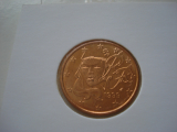  Obehová minca Francúzsko 5c 1999