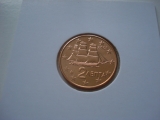  Obehová minca Grécko 2c 2008