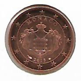 Obehová 2c minca Monako 2013