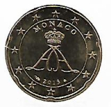 Obehová 20c minca Monako 2013
