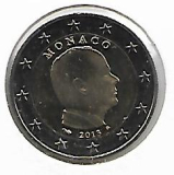 Obehová 2€ minca Monako 2013