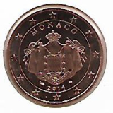 Obehová 5c minca Monako 2014