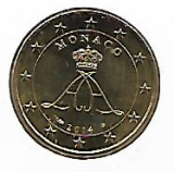 Obehová 10c minca Monako 2014