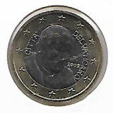 1€ Vatikán 2009