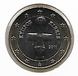 1 €  Cyprus 2011