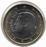 1€ Španielsko 2018