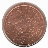  Obehová minca Francúzsko 5c 2005