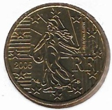  Obehová minca Francúzsko 10c 2005