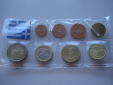 Sada obehových mincí GRÉCKO 2002 Z