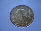  Obehová minca Grécko 20c 2002