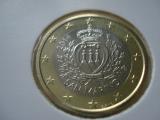 Obehová 1€ minca San Maríno 2014