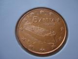  Obehová minca Grécko 5c 2002 Z