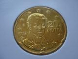  Obehová minca Grécko 20c 2002 Z