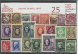 25 rôznych známok -  vydané do roku 1945