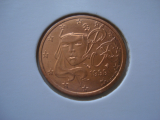  Obehová minca Francúzsko 2c 1999