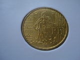  Obehová minca Francúzsko 10c 1999