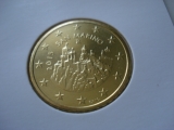 Obehová 50c minca San Maríno 2015