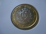 Obehová 1€ minca San Maríno 2015