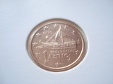  Obehová minca Grécko 1c 2010
