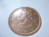  Obehová minca FÍNSKO 5c 2016