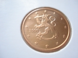  Obehová minca FÍNSKO 5c 2000
