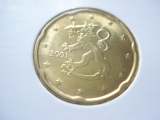  Obehová minca FÍNSKO 20c 2001