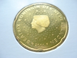  Obehová minca Holandsko 20c 2001