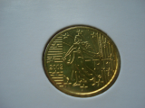  Obehová minca Francúzsko 10c 2002