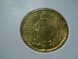  Obehová minca Francúzsko 20c 2002