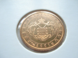 Obehová 1c minca Monako 2001