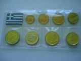 Sada obehových mincí GRÉCKO 2017