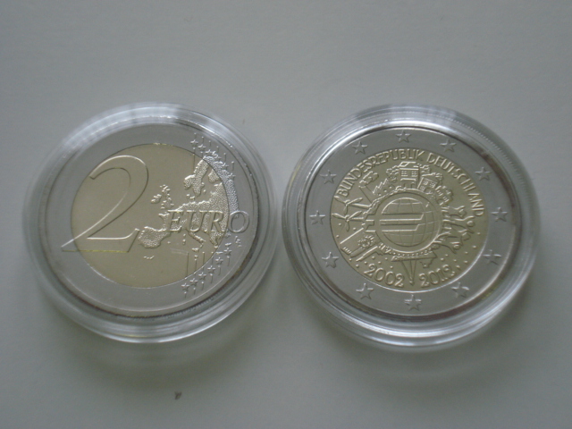10 výročie obehu € Nemecko F