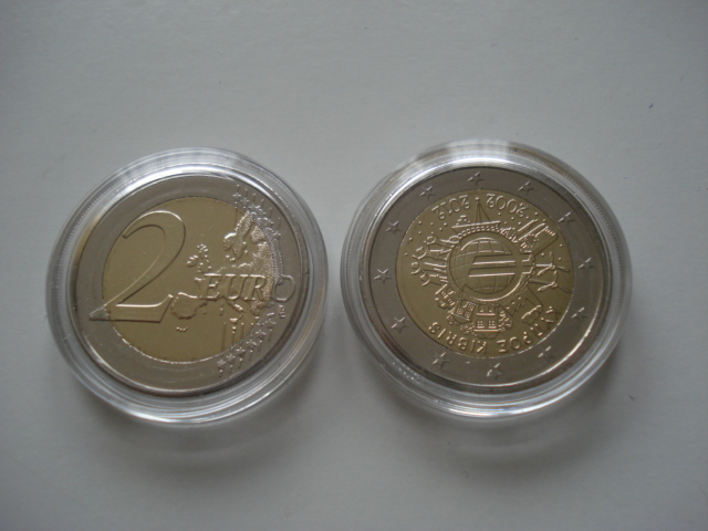10 výročie obehu € Cyprus