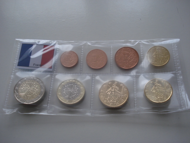 Sada obehových mincí FRANCÚZSKO 2011