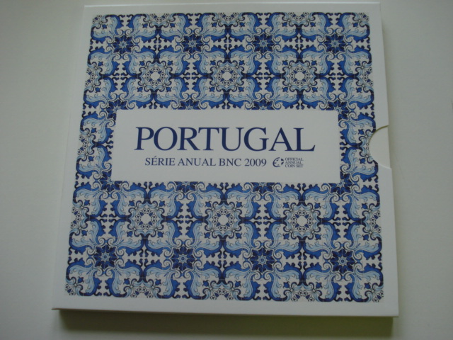 Sada obehových mincí PORTUGALSKO 2009