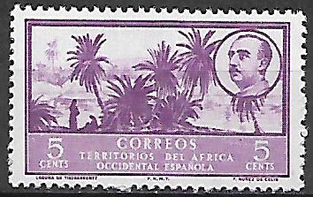 Španielska západná  Afrika č Mi 4