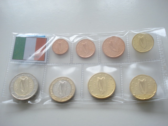 Sada obehových mincí ÍRSKO 2013