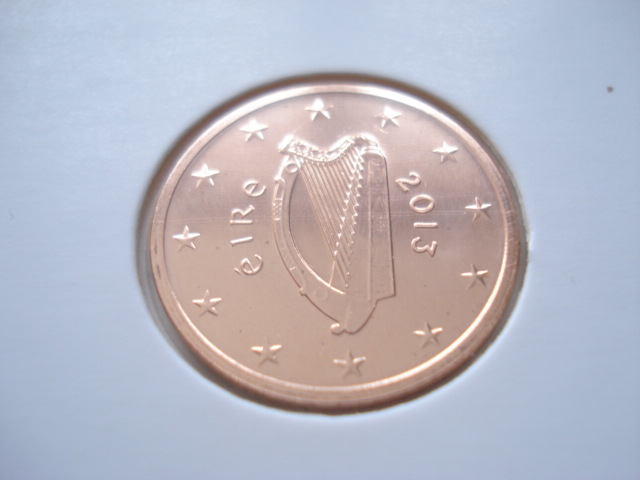  Obehová minca Írsko 5c 2013