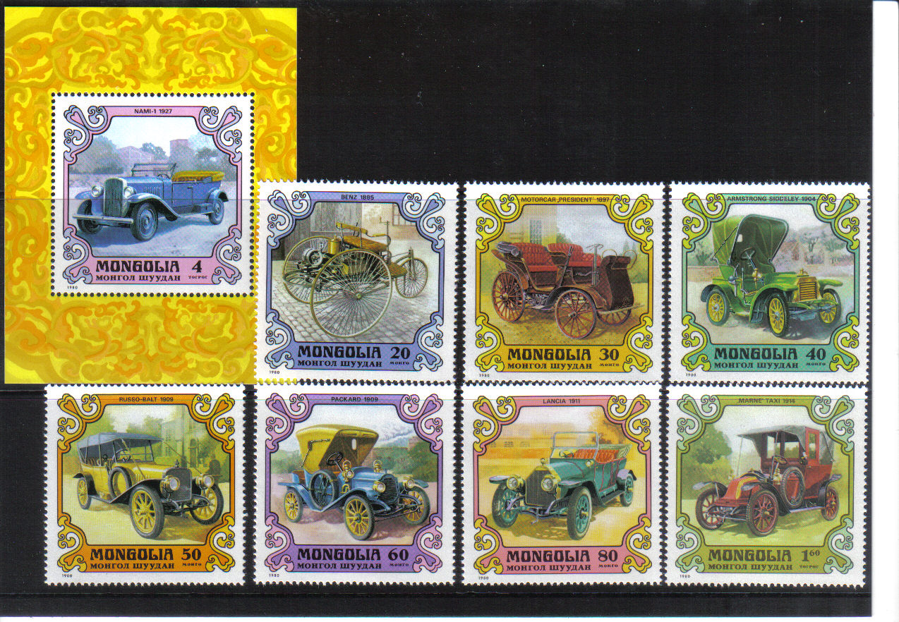 Autá Mongolsko 1980*