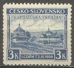 Podkarpatská Rus č Mi 0001