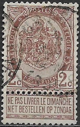 Belgicko p  Mi 0060 z