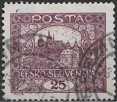 Československo  p Mi 0028 F