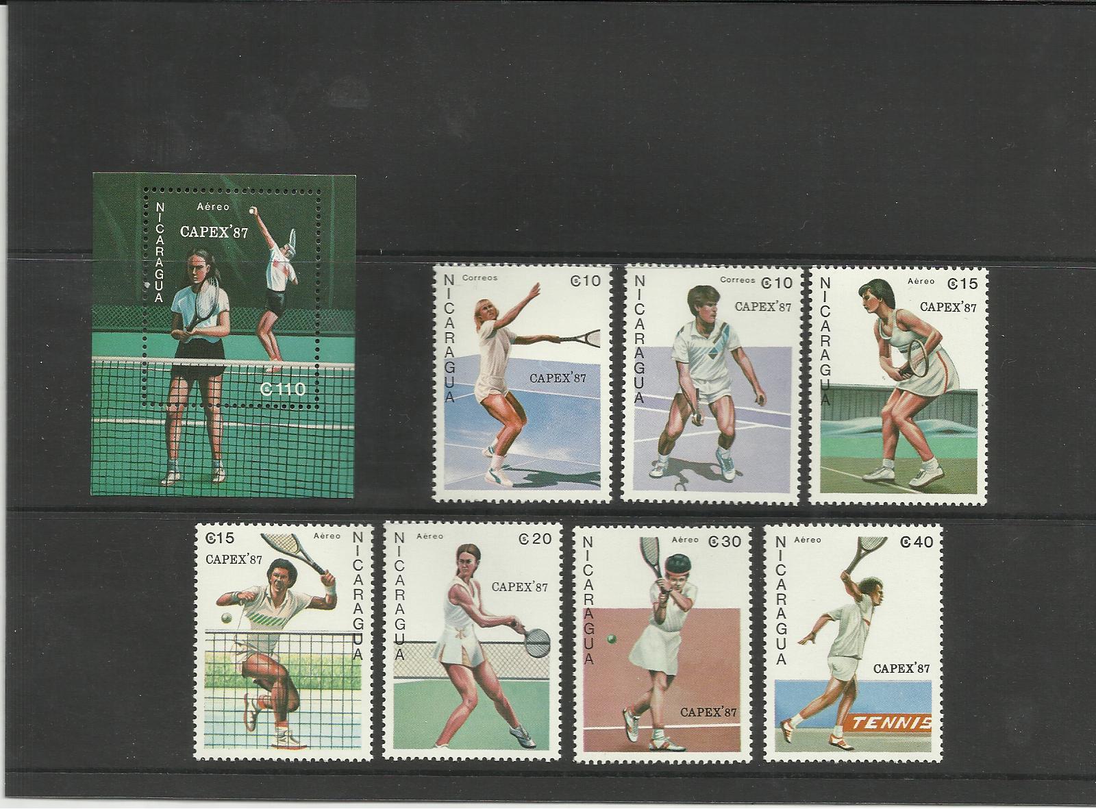 Letný šport Nikaragua  1987 tenis*