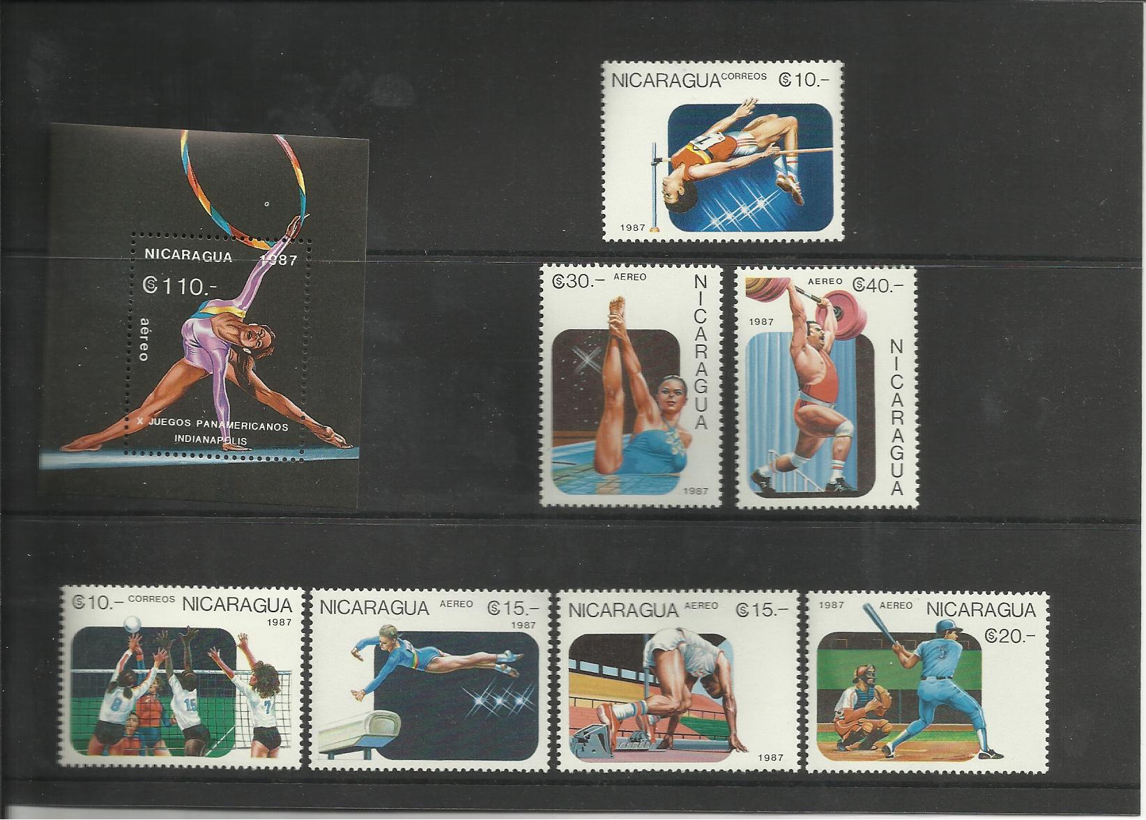 Letný šport Nikaragua  1987*