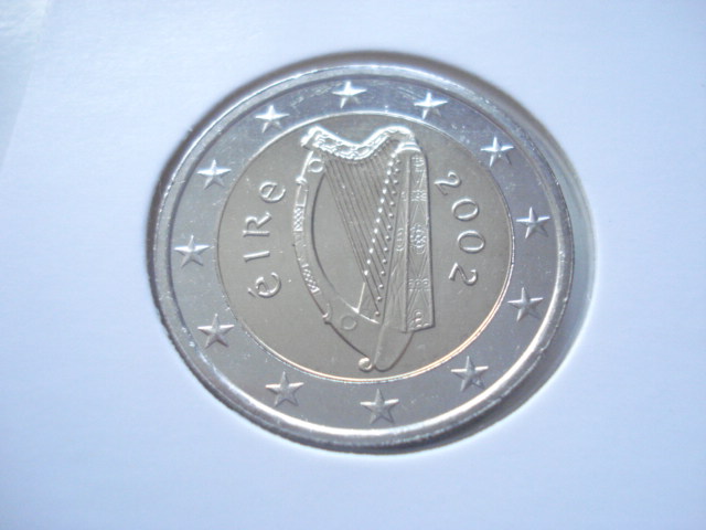  Obehová minca Írsko 2€ 2002